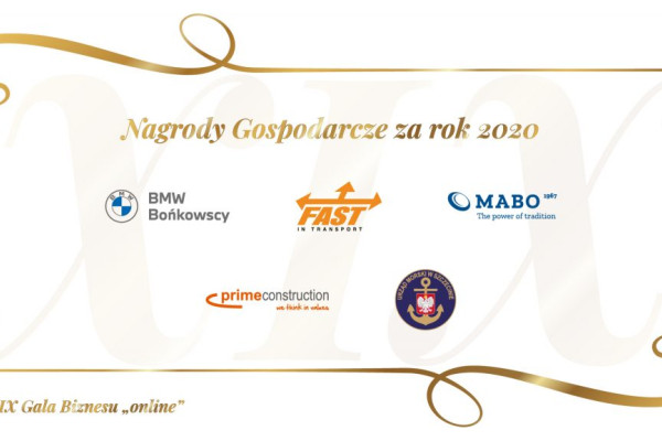 Fast Terminals z Nagrodą Gospodarczą – XIX Gala Biznesu „online”