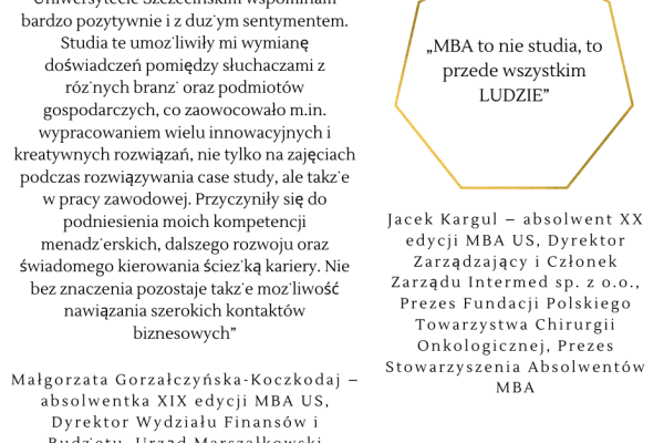 Rekrutacja na Studia Podyplomowe MBA US